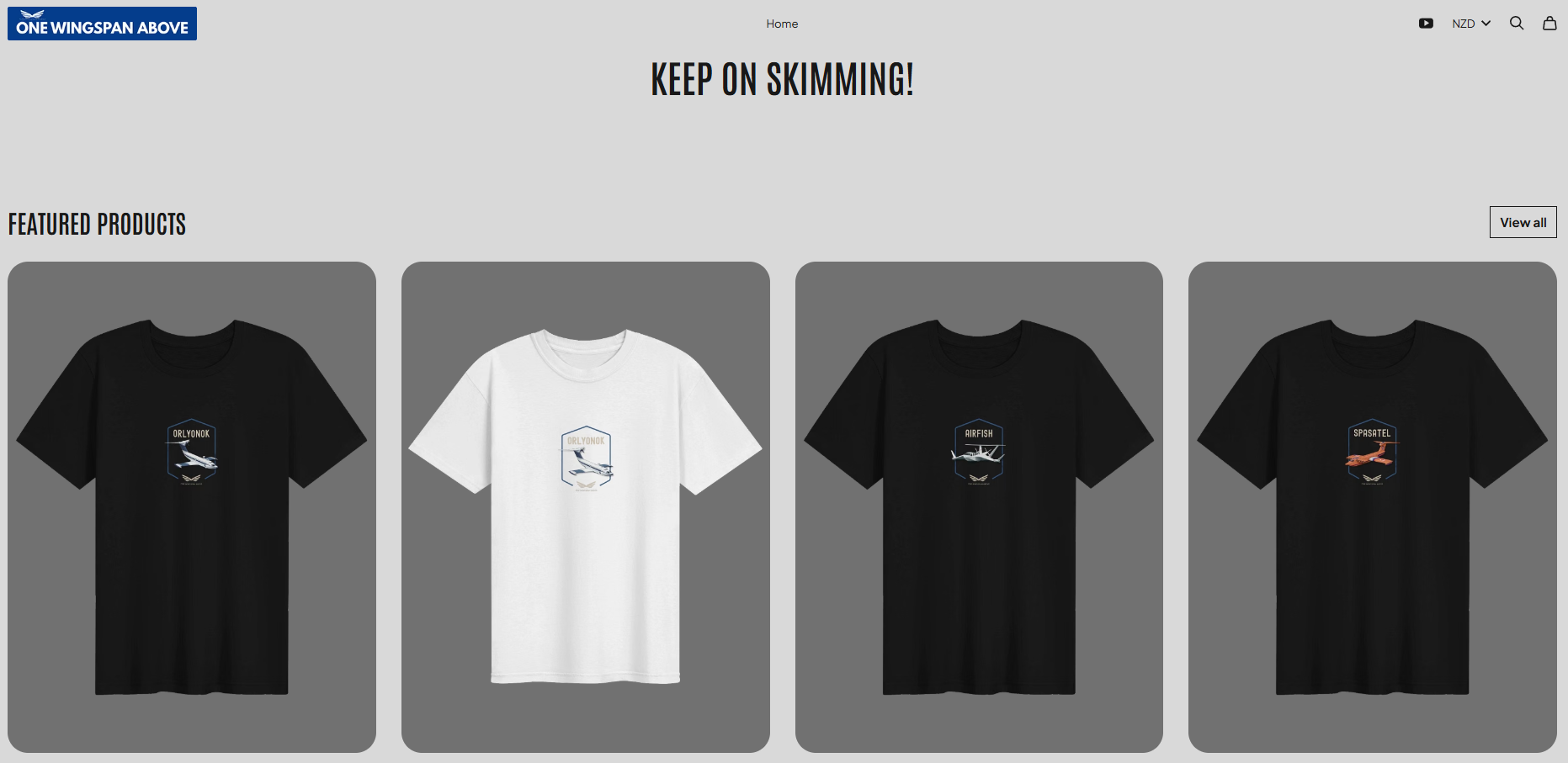 One Wingspan Above Merch Shop